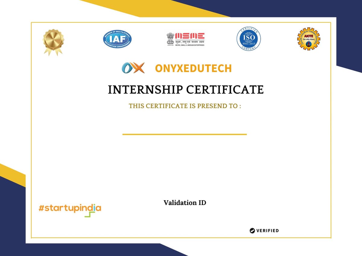 Certificate Sample
